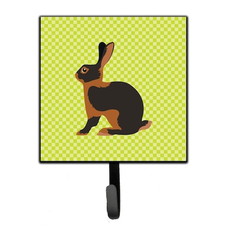Carolines Treasures Tan Rabbit Green Leash or Key Holder BB7789SH4